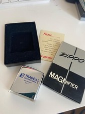 BRIQUET vintage Zippo Magnifier magnifying glass LOUPE BOITE D'ORIGINE