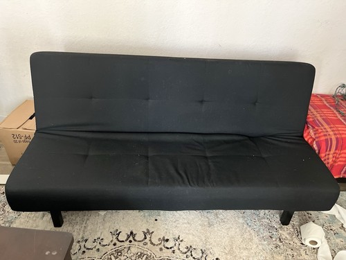 Ikea black sofa bed for - ikea, 2