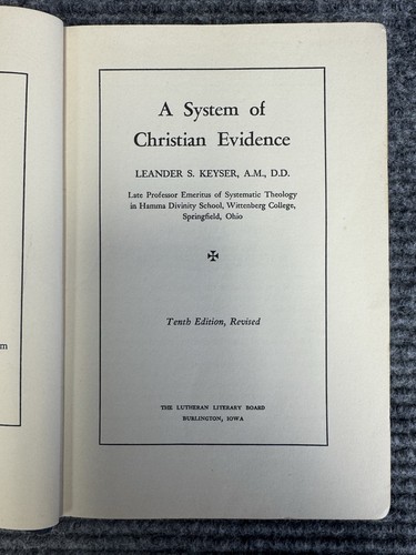System christian evidence - christian,