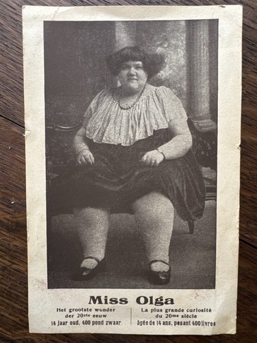 Carte ancienne miss - carte, “miss