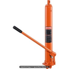 VEVOR Vérin Hydraulique Long