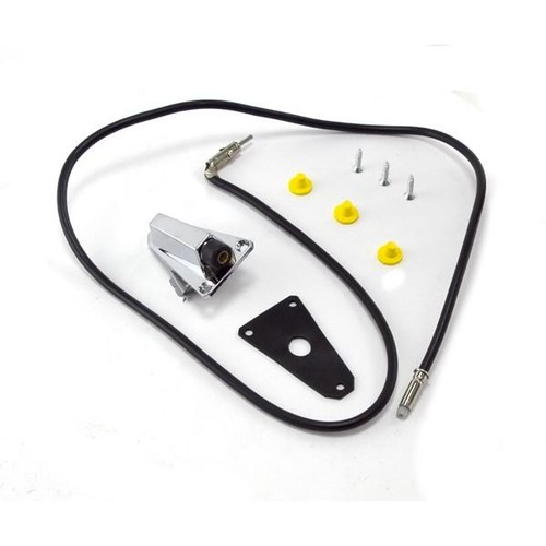 Antenna base chrome - chrome;, 76-95