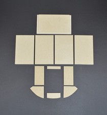 Habillage de foyer pour poêles à cheminée Sevilla de Caminos plaques kit