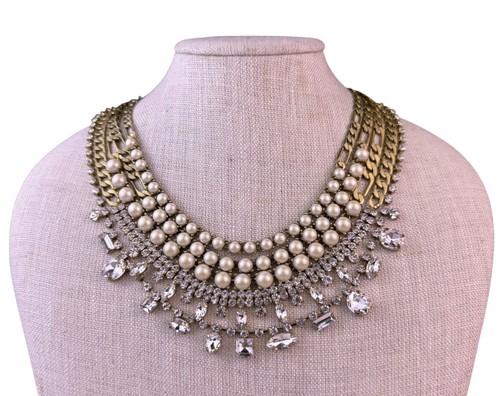 Stella dot womens gold - dot, tone
