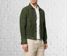 Veste Boutonnée En Cuir