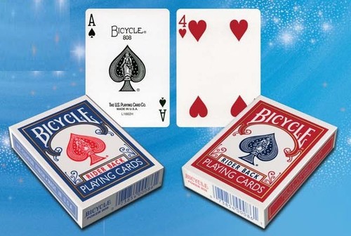 Jeu carte bicycle truqué - de,