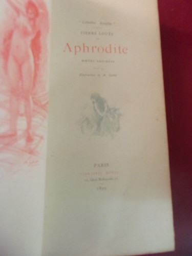 Pierre louÿs aphrodite - pierre,