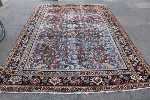 Tapis vintage fait - vintage, laine