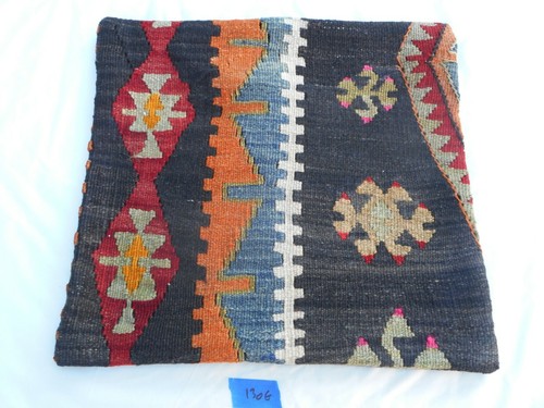 Unique kilim pillow cover - ,
