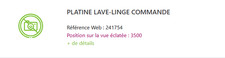 PLATINE COMMANDE PROGRAMMÉE