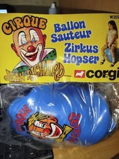 rare ballon sauteur gonflable cirque jean richard corgi  1979 neuf