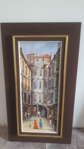 Huile sur toile - toile, tabet