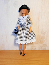 Robe en vichy blanc et noir
