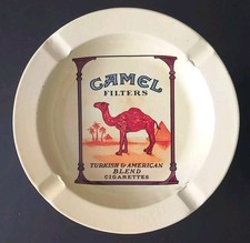 Ancien Cendrier Publicitaire Camel Filters en tôle/ Chameau 