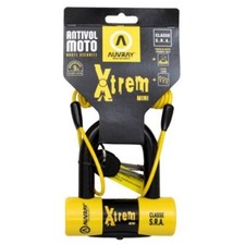 AUVRAY antivol bloque disque XTREM MINI 52X65mm + cordon de rappel CLASSE SRA