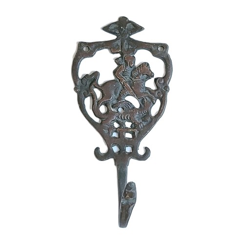Patère ancienne laiton à - patère,