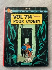 TINTIN Vol 714 pour Sydney B37 Dos imprimé EO  1968 Très bon état