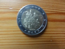 pièce 2 euros commémorative RFA 2012. Chateau de Neuchwanstein. Circulé