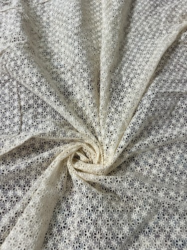Robe tissu brodé organza - robe, en