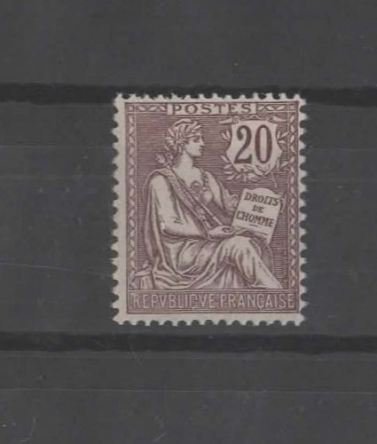 Timbre france neuf - 1902, n°