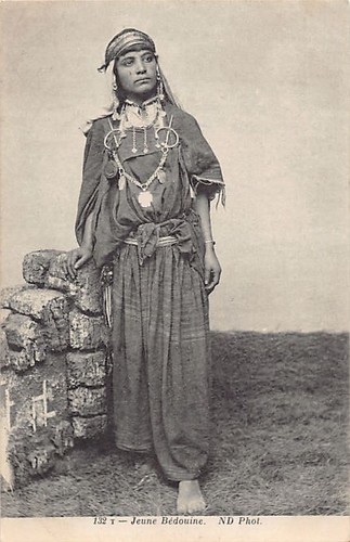Tunisie jeune bédouine - tunisie,