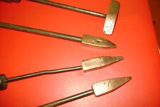 Outil ancien  FERS à SOUDER ( 4)   Plombier , Zingueur, 37  28  27  /23 / cm