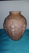 VASE VERRE OPALINE ROSE 1930