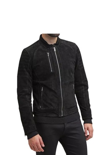 Blouson motard noir - motard, cuir