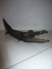 Sculpture ancienne Africaine - Crocodile en bois