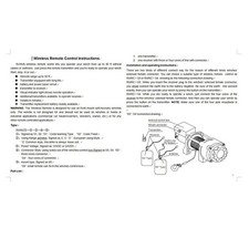 Kit Télécommande Treuil Sans Fil 12V 24V avec Options Télécommande Simple ou