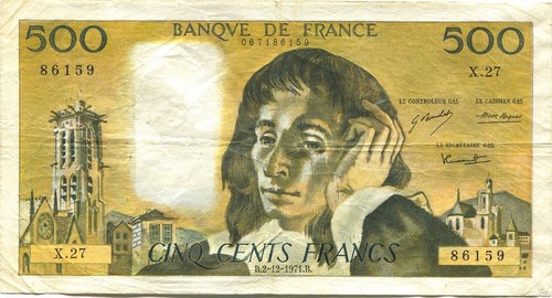 France billet 500 - billet,