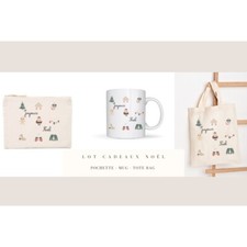 Lot de 3 articles Joyeux Noël