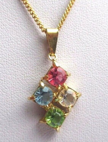 Pendentif couleur cristal - pendentif,