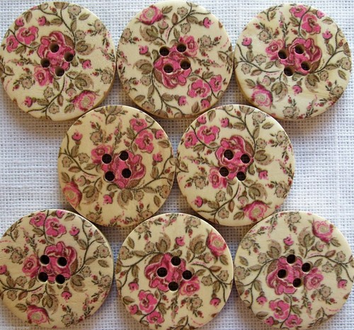 038 bouton bois 30 - **,