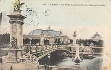 75 PARIS PONT ALEXANDRE GRAND PALAIS - COULEUR - 58526