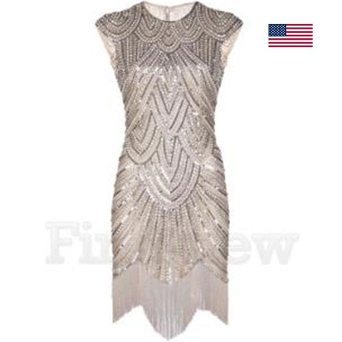 Dress vintage flapper gatsby - vintage,