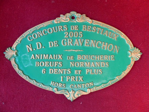 Plaque concours agricole - plaque,