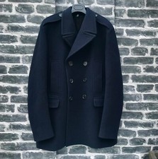 UltraRare & Great Dior Homme Hedi Slimane AW07 Thick Wool Navy Peacoat