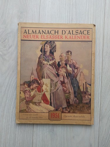 Almanach alsace 1951 - d'alsace,