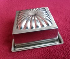 Ancien Moule à Glace Sorbet Pâtisserie en Fer Blanc 1/2 L Années 60 (Lot 2)