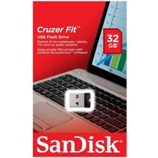 Clé USB 32 Go Gb SANDISK modèle Cruzer Fit - Disponible aussi en version 64 Giga