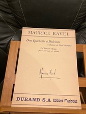 Ravel Chanson épique Don