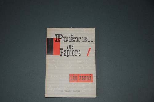 Poésie léo ferré - léo, poète