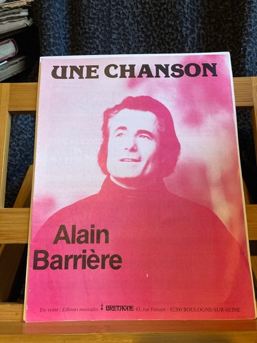 Alain barriere une chanson - barriere,