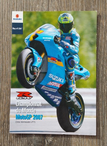 Carte postale moto 2007 - moto, gp