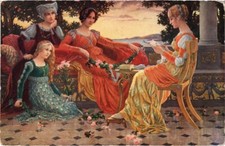 CPA AK Poesie du Soir - E. Sonrel SALON DE PARIS (1355529)