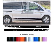2 X BANDES DECO BAS DE CAISSE POUR MERCEDES VITO AUTOCOLLANT STICKER BD573-67