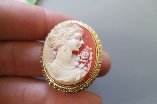 Ancienne broche camée - ancienne, bijoux