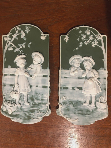 Jolie paire plaques en - jolie, de