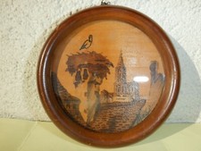 Pyrogravure Ancienne sur Bois